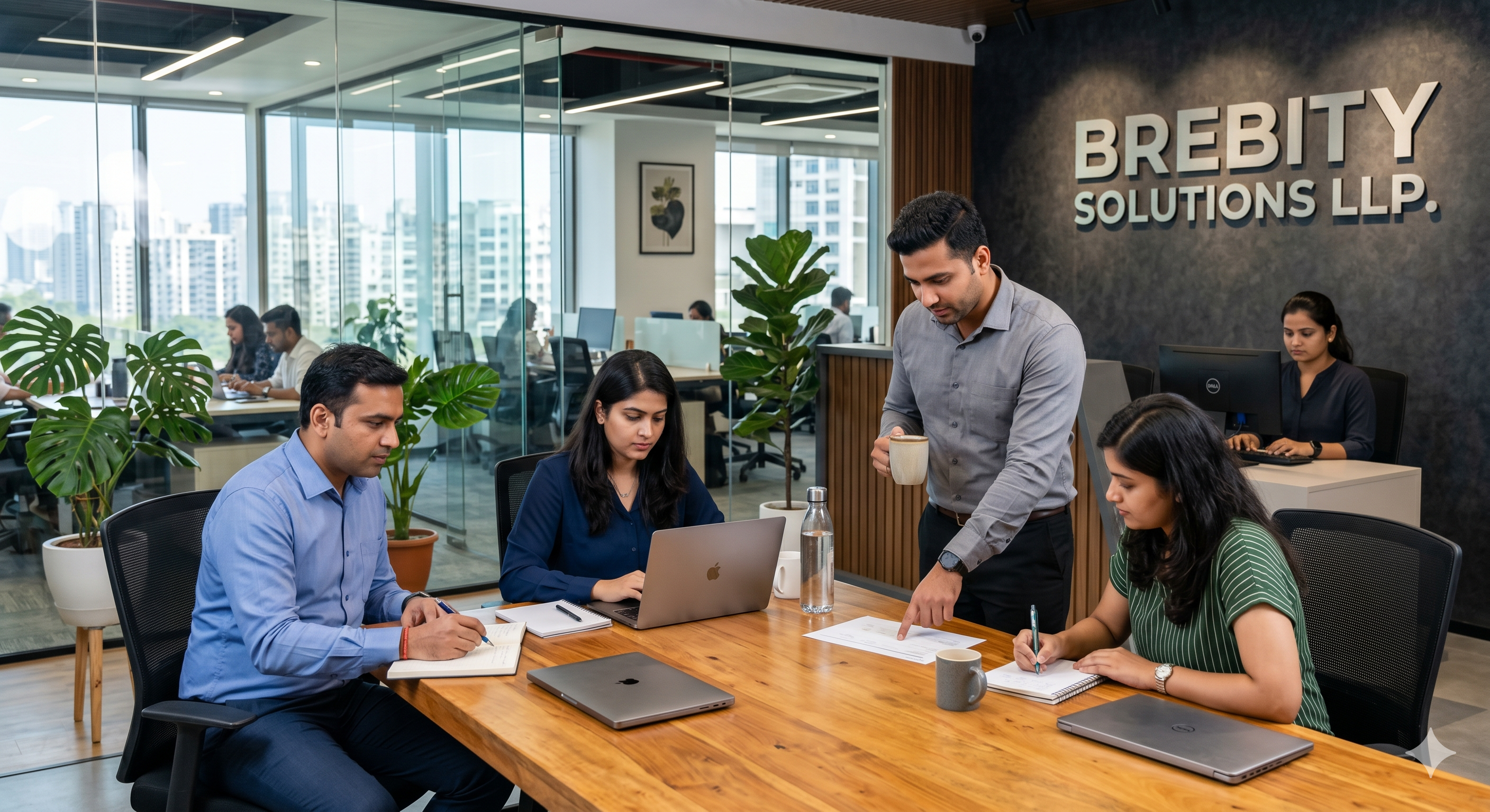 Brebity Solutions team collaborating